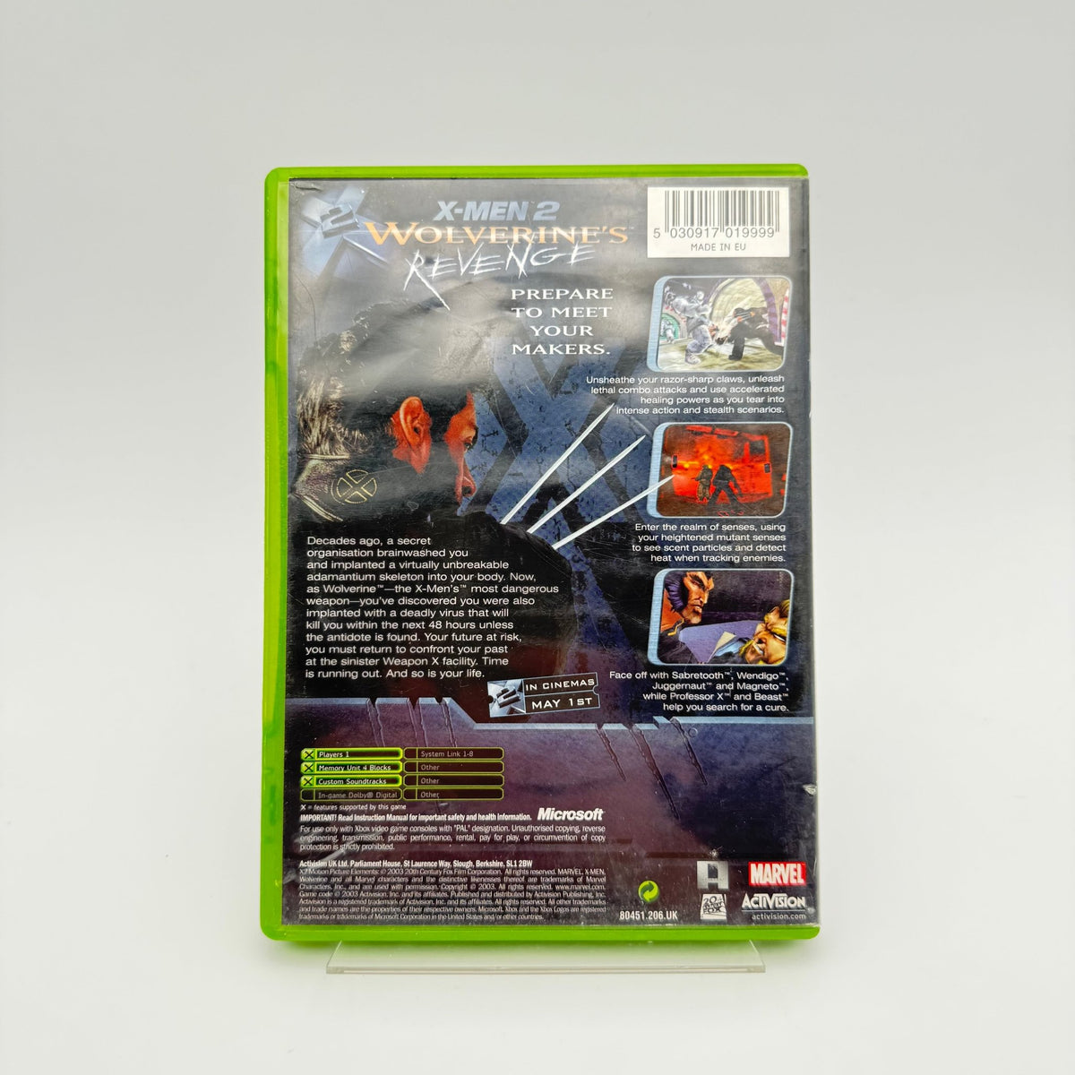 X-MEN 2 WOLVERINE’S REVENGE - XBOX - Strike Games