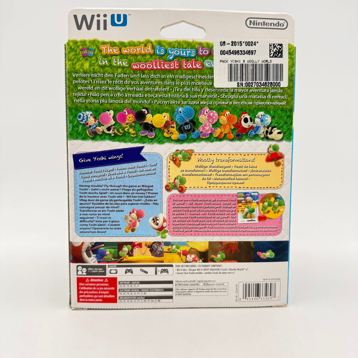YOSHI'S WOOLLY WORLD AMIIBO PACK - NINTENDO WII U - Strike Games