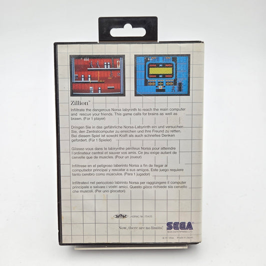 Zillion - Master System - Strike Games